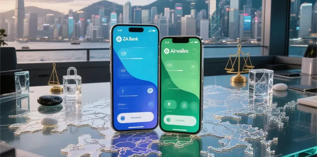 香港银行与金融科技账户：ZA Bank、Airwallex如何比较